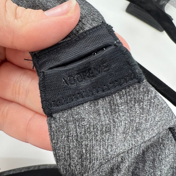 Adore Me Black Gray Underwire T-shirt Bra, Adjustable Straps Basic Women 34DDD - Picture 5 of 9